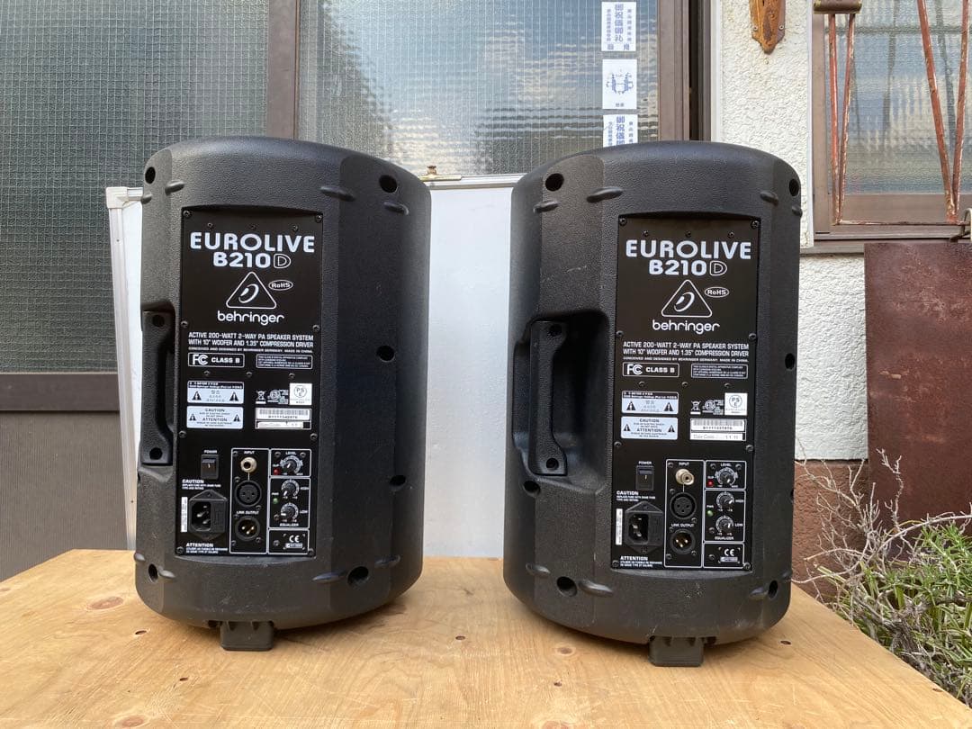behringer eurolive b210d パワード　スピーカー　中古品