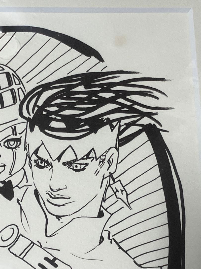 ジョジョの奇妙な冒険 ジョジョ展　複製原画　岸辺露伴　絵画　荒木飛呂彦