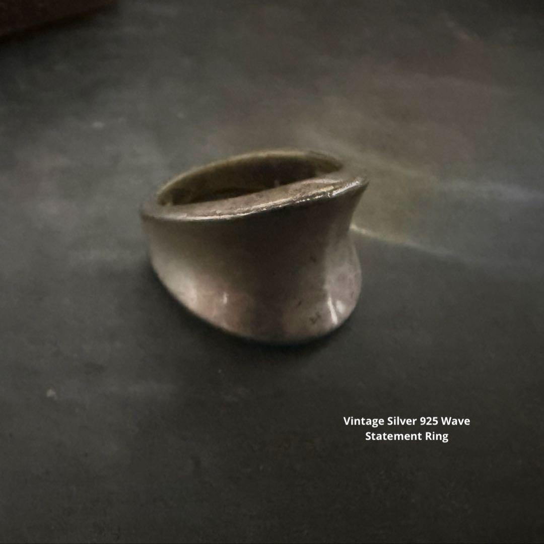 ヴィンテージ　リング　シルバー　925 アンティーク　アメリカ　ユーロ