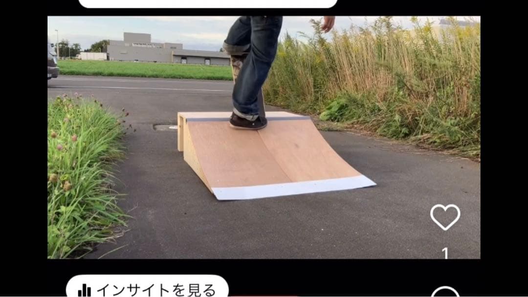 スケボー　ランプ　組立キット　セクション大学イベントで堀米さん使用1台分ver2