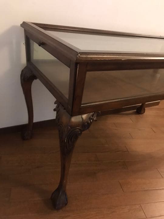 アメリカン　ヴィンテージ　ガラス　ショーケース