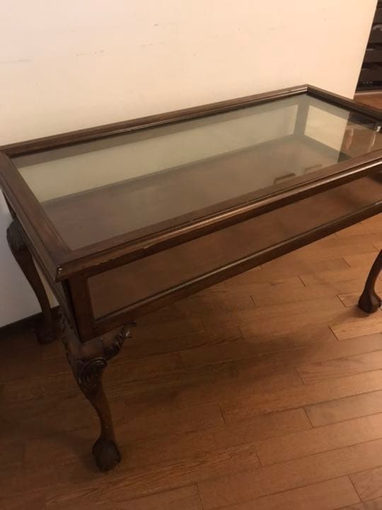 アメリカン　ヴィンテージ　ガラス　ショーケース