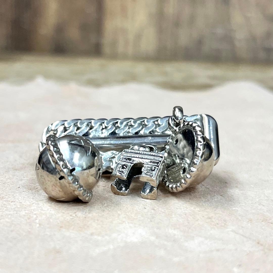 ヴィンテージ セリーヌ CELINE ブローチ マネークリップ 凱旋門