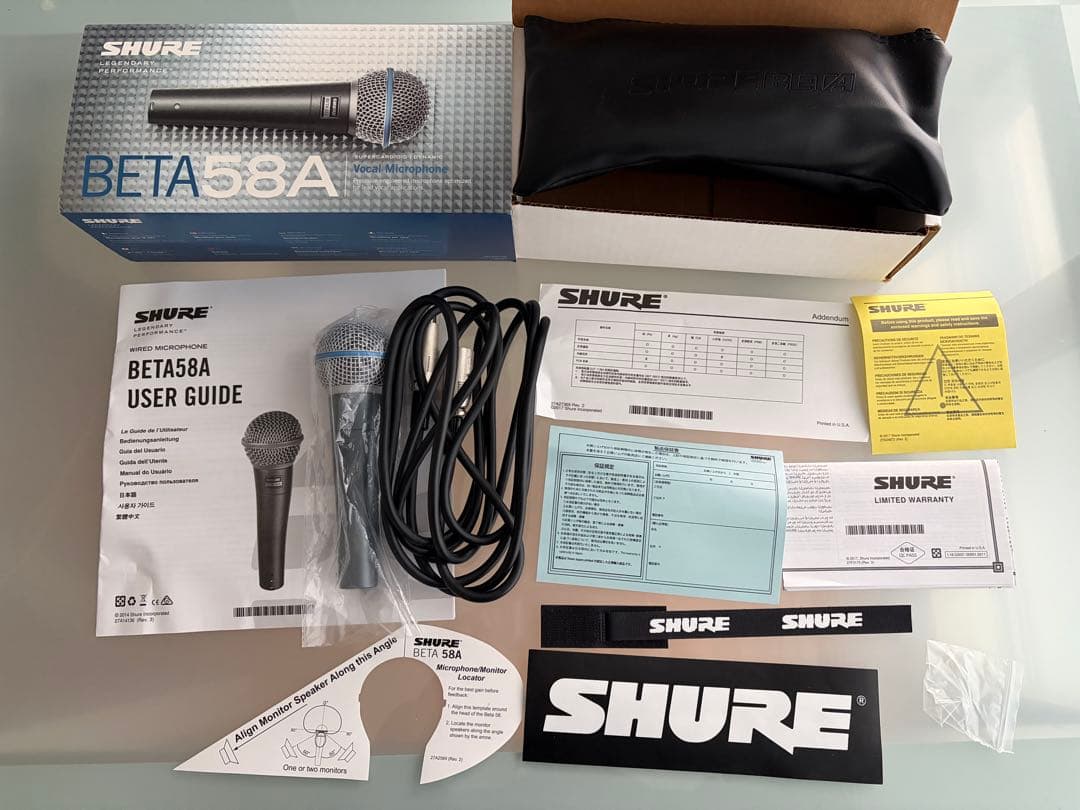 SHURE BETA58A ダイナミックマイク