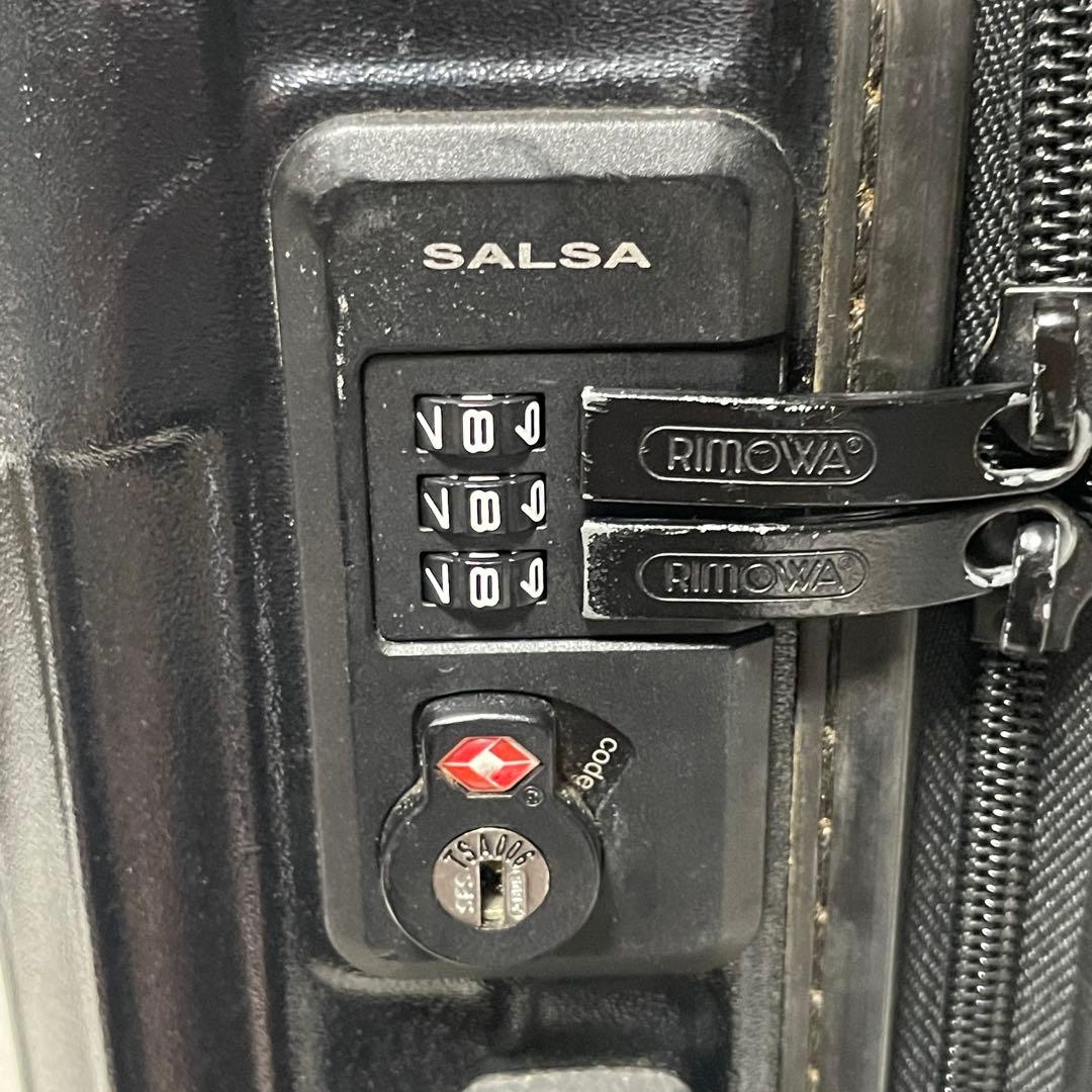 廃盤　RIMOWA リモワ　4輪　SALSA サルサ　黒ブラック　キャリーケース