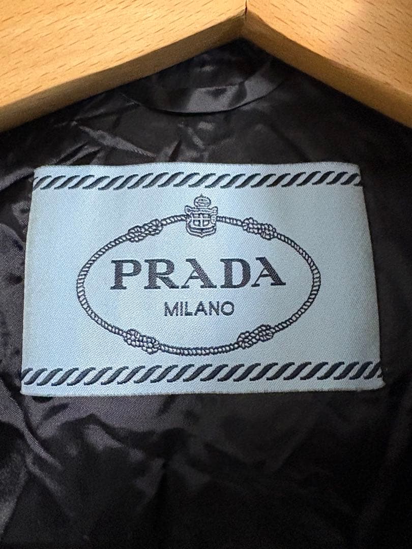 PRADA ネイビー&ブラック　ジャケット サイズ38