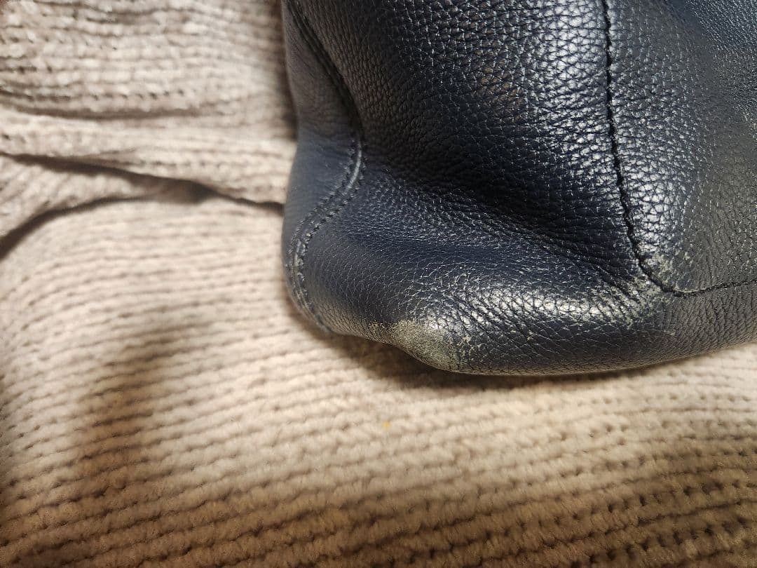 入手困難✨ ダンヒル ベルク ビジネスバッグ レザー A4資料 銀ロゴ ネイビー