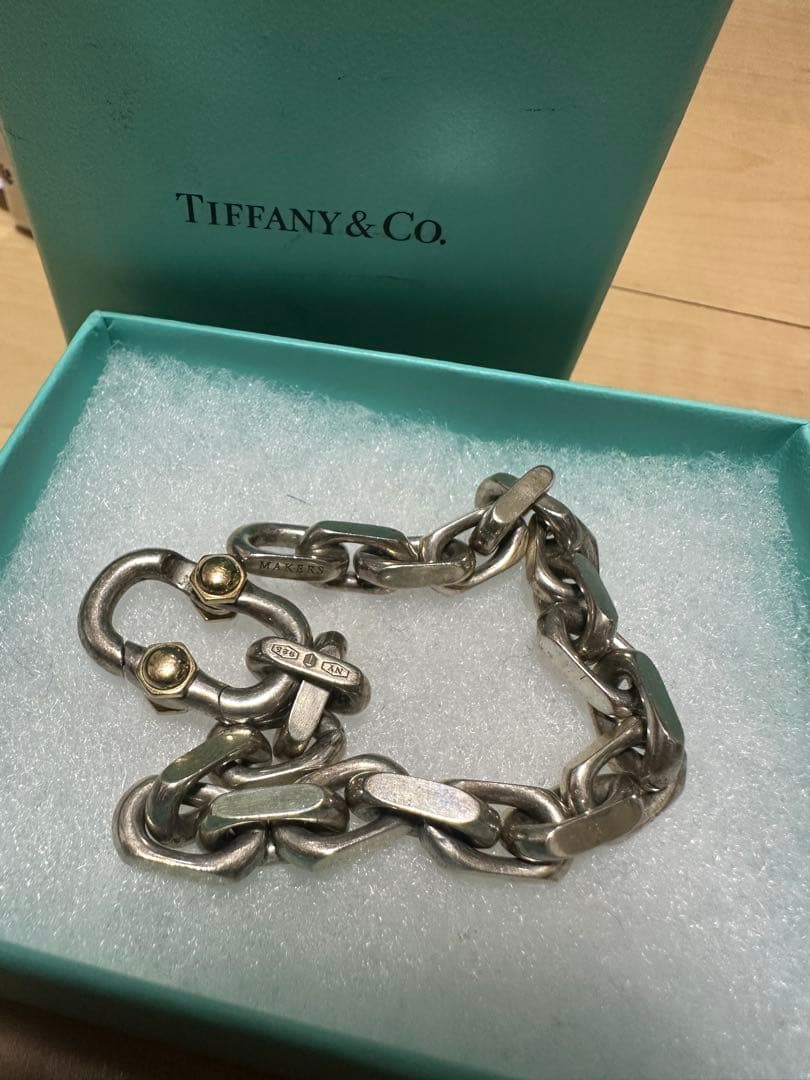 ティファニー メイカーズ ナロー ブレスレット 925×750 50.5g