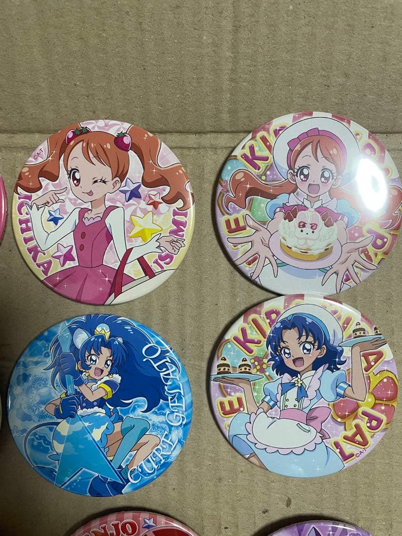 キラキラプリキュアアラモード　キラキラ⭐︎ドでか缶バッジまとめ売り