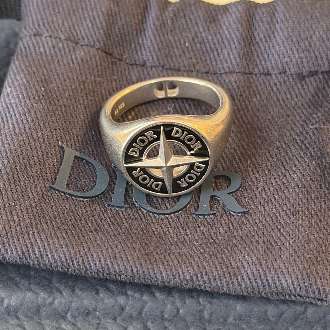 DIOR × STONE  コラボ　シグネットリング Sサイズ