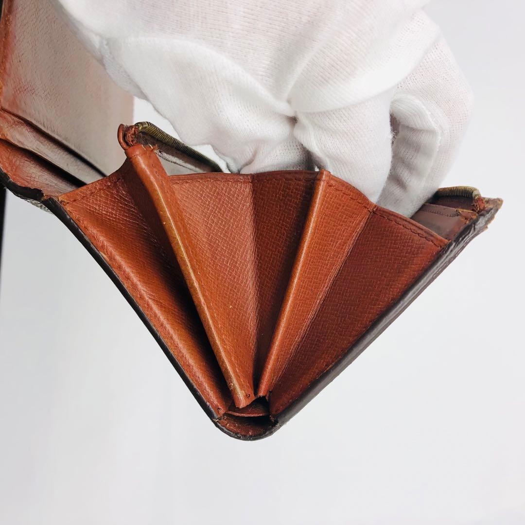 ルイヴィトン　ポルトモネ　ビエ　トレゾール　M61736 モノグラム　二つ折財布