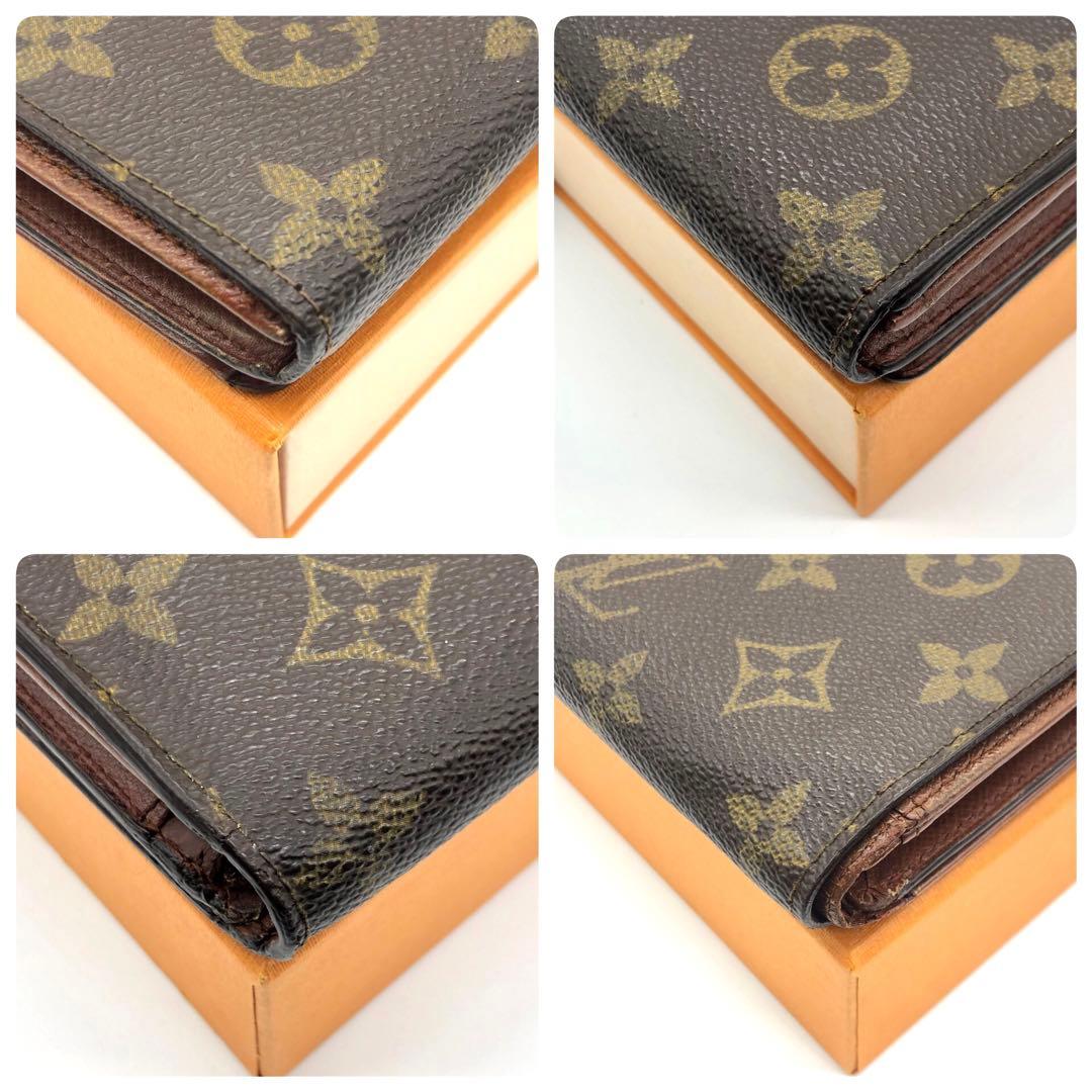 ルイヴィトン　ポルトモネ　ビエ　トレゾール　M61736 モノグラム　二つ折財布