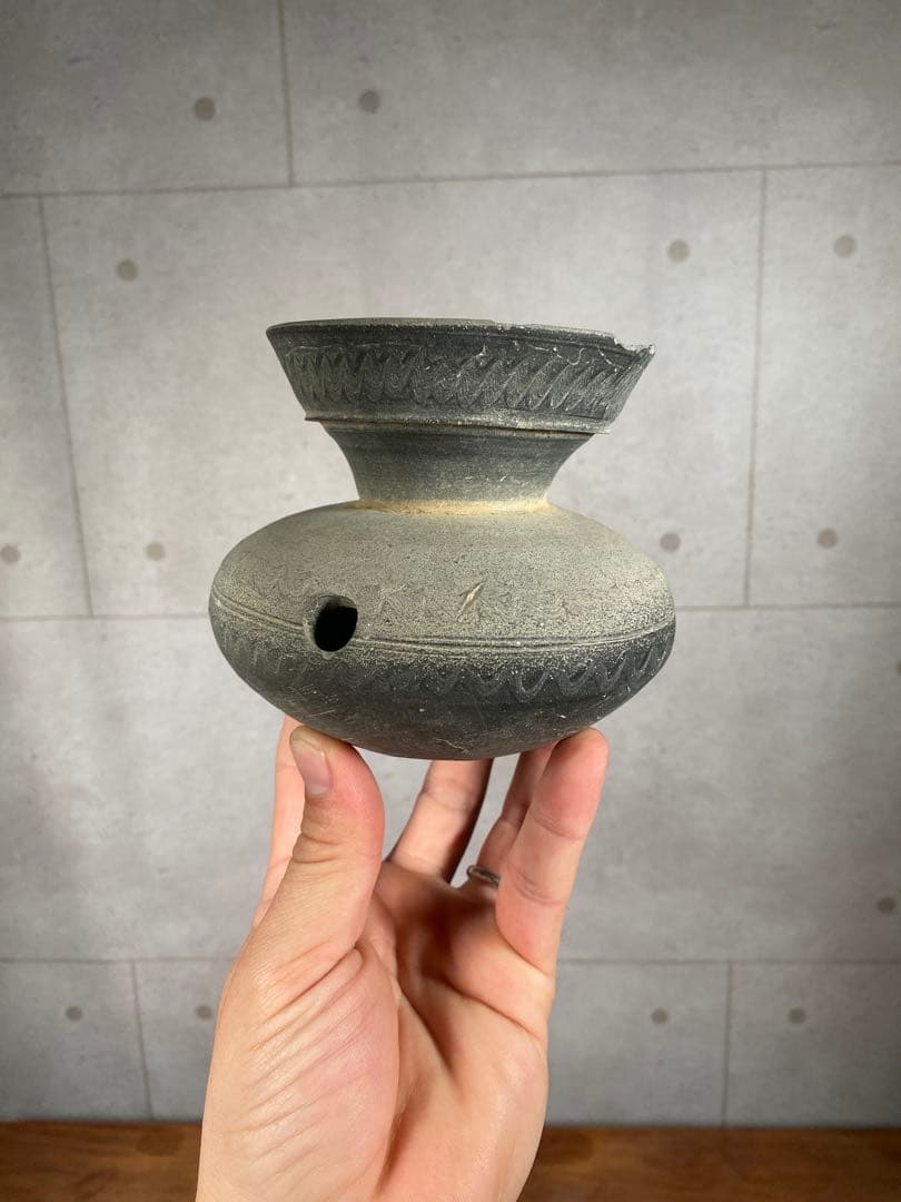 Naoさん専用　　古い須恵器　小壺　花器　花生　生花