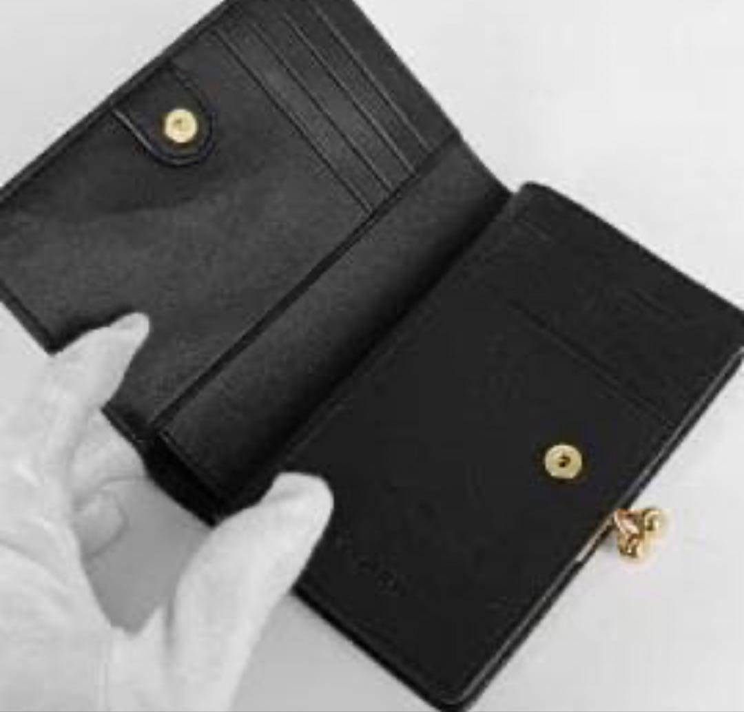 コーチ COACH キスロックがま口 ミディアム ウォレット 二つ折り財布