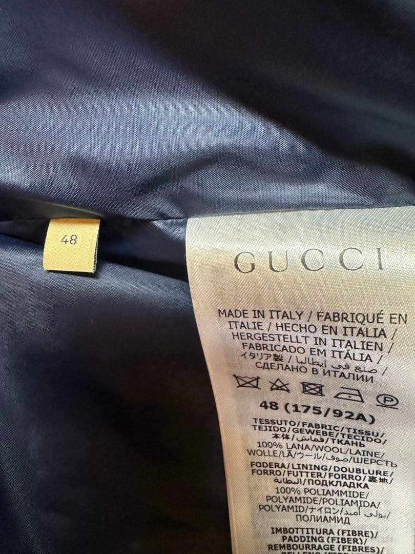青*島様 GUCCIジャケット　試着のみ　正規品