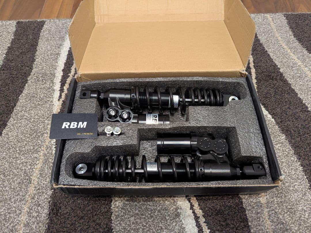 RBM HighEndモデル　レーシングサスペンション 2個セット　ブラック