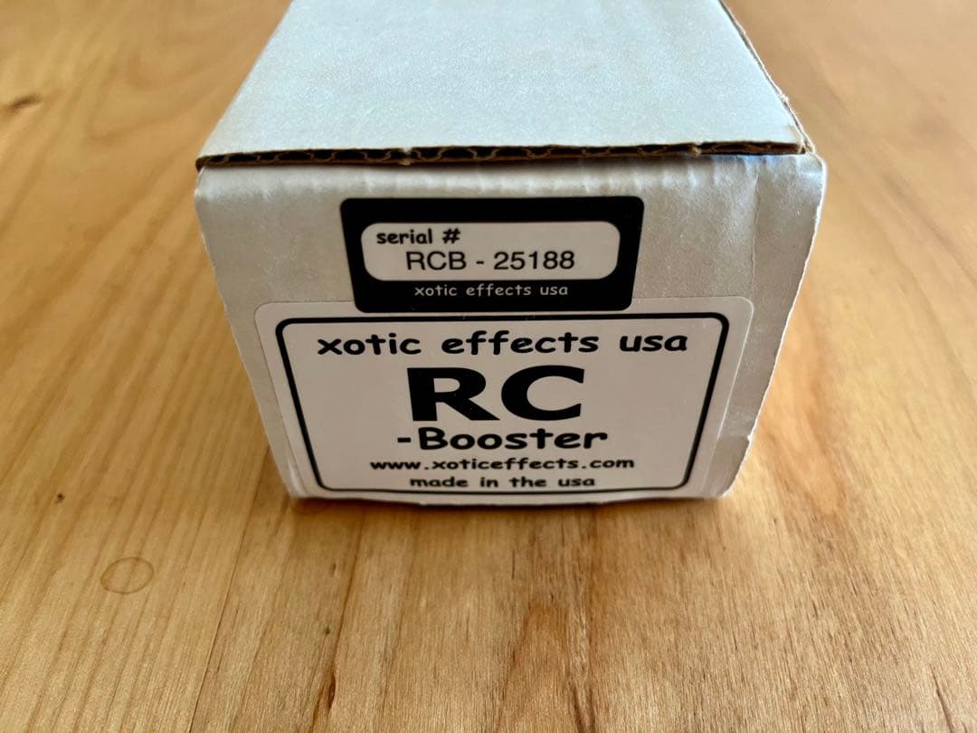 Xotic Effects RC Booster クリーンブースター