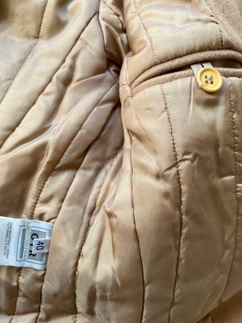 g*g様 HELMUTLANGベージュ ダブルブレスト チェスターコート ヴィン