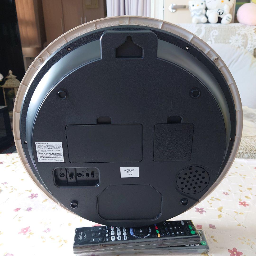 MＡG電波報時掛時計 W-726 CGMーＺホワイト/ゴールド