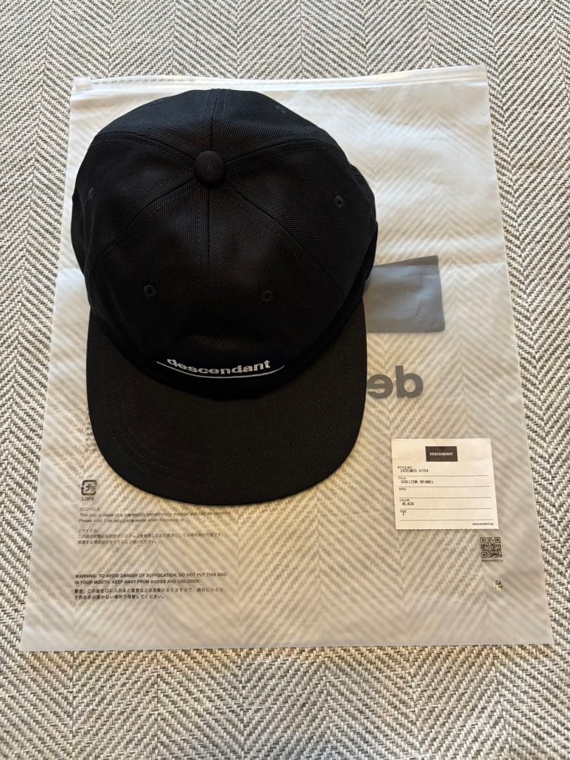 DESCENDANT／HORIZON 6PANEL キャップ