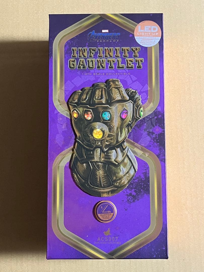 新品未開封 アベンジャーズ インフィニティガントレット 1/4スケール