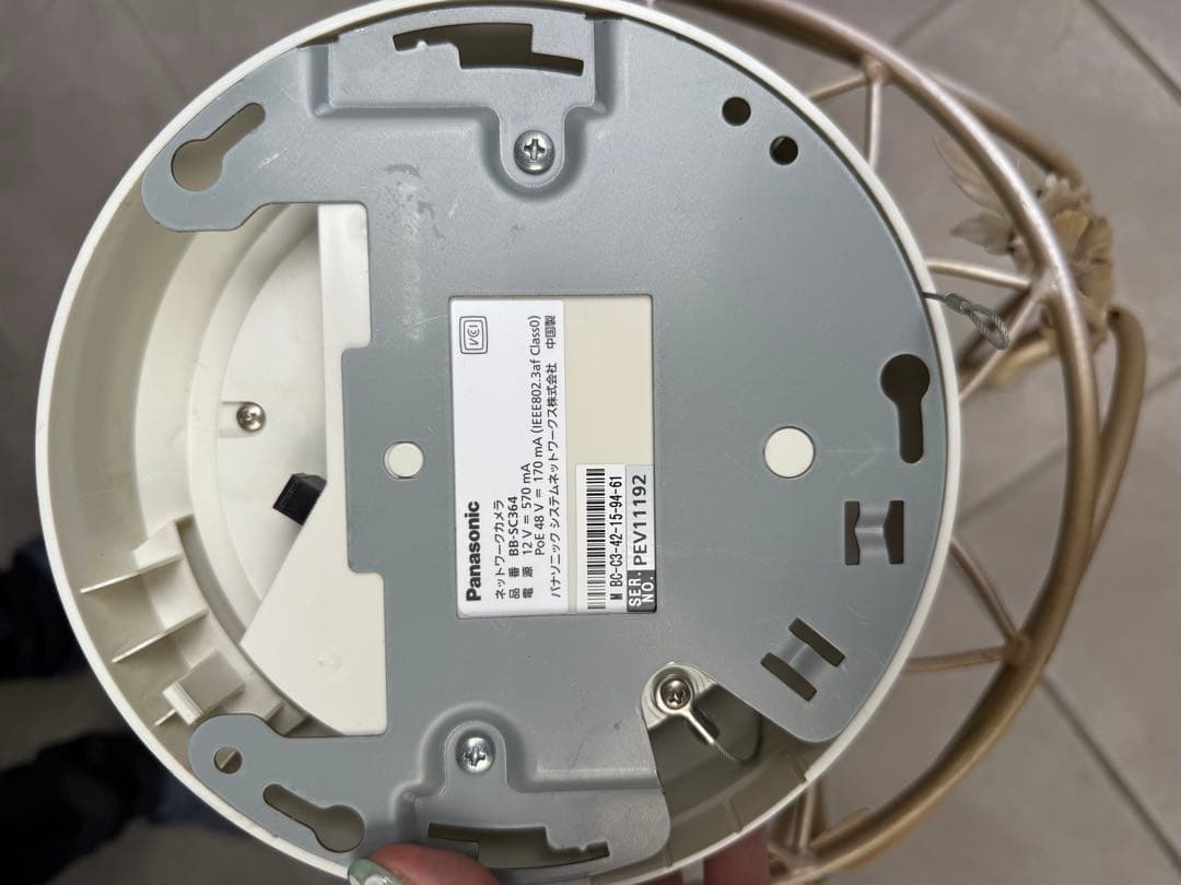 Panasonic ネットワークカメラ　BB-SC364