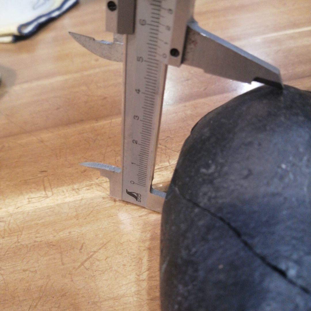 #671 黒いアンモナイト化石 上下セットネパール ヒマラヤ標高3800m