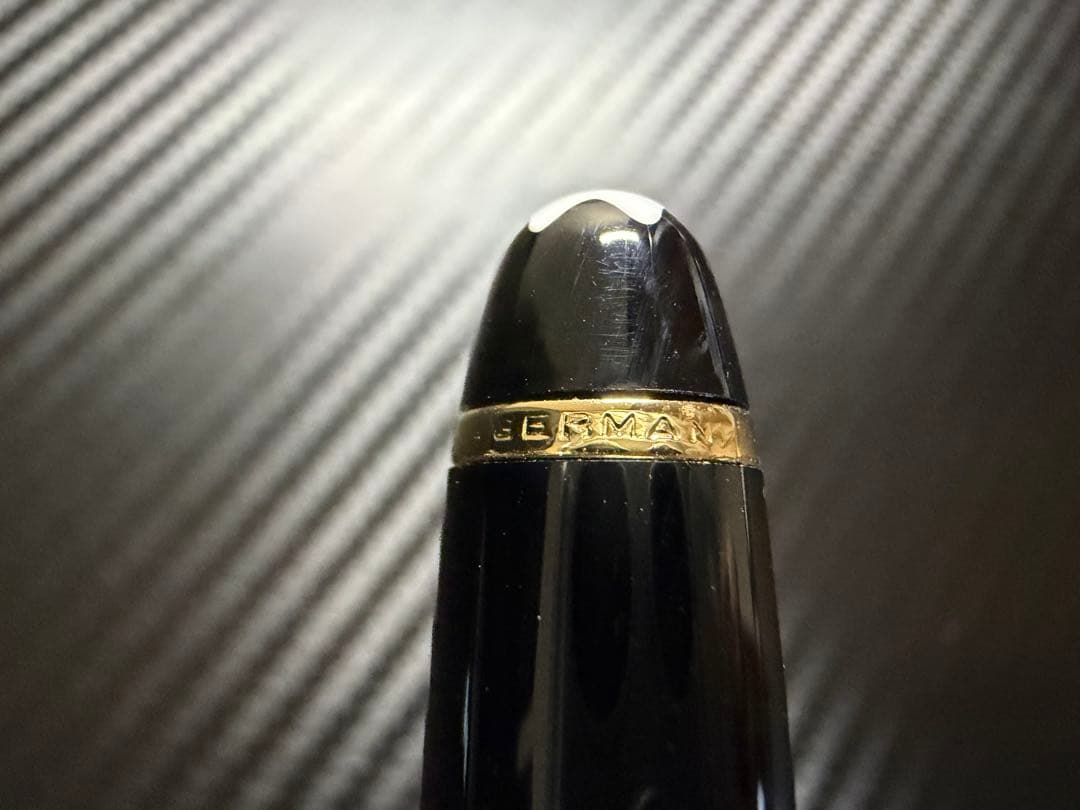 美品 エボナイト芯 モンブラン 144 ブラック 全金 M 中字 万年筆