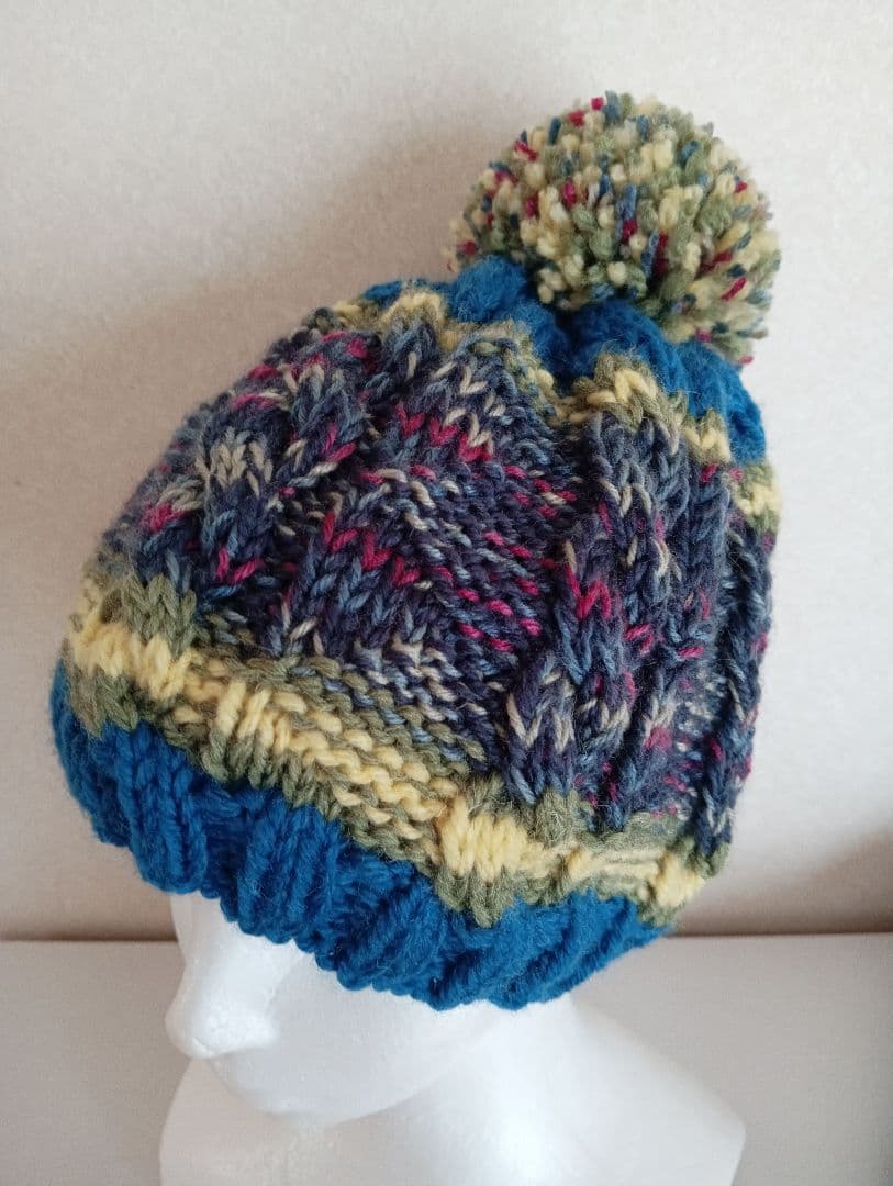 【常盤ひろみ】 手編み帽子　　手編み　帽子　5点セット　Sサイズ