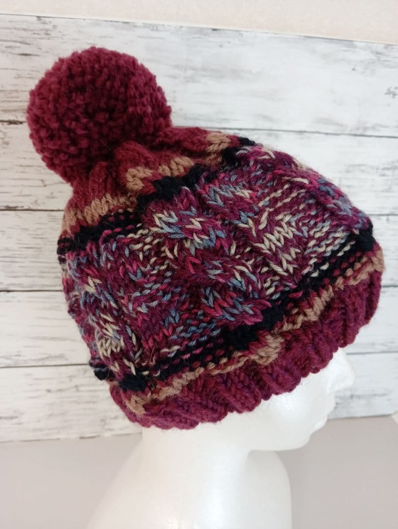 【常盤ひろみ】 手編み帽子　　手編み　帽子　5点セット　Sサイズ