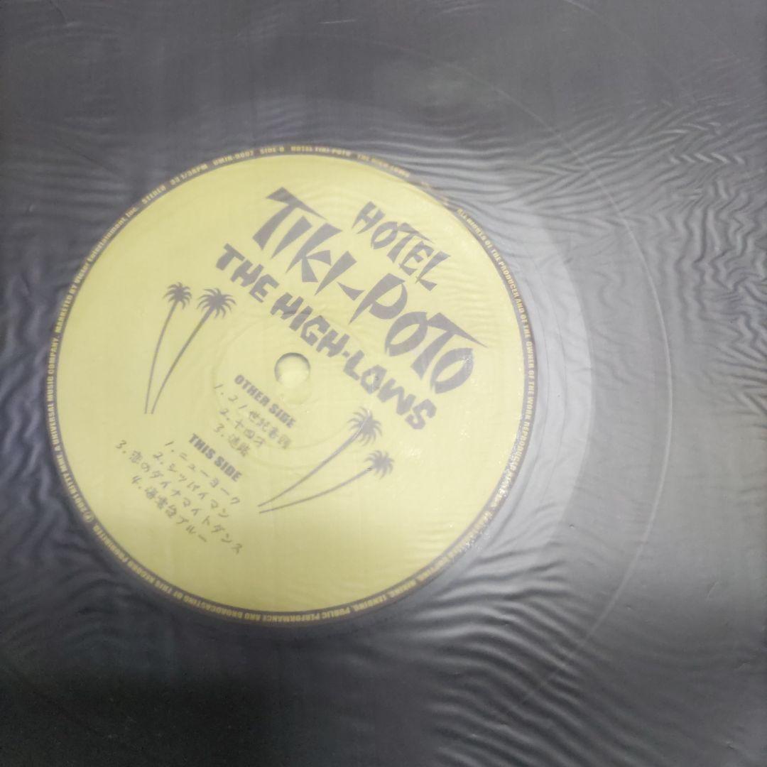 ザハイロウズ　THE HIGH-LOWS　レコードHOTEL　tiki-poto