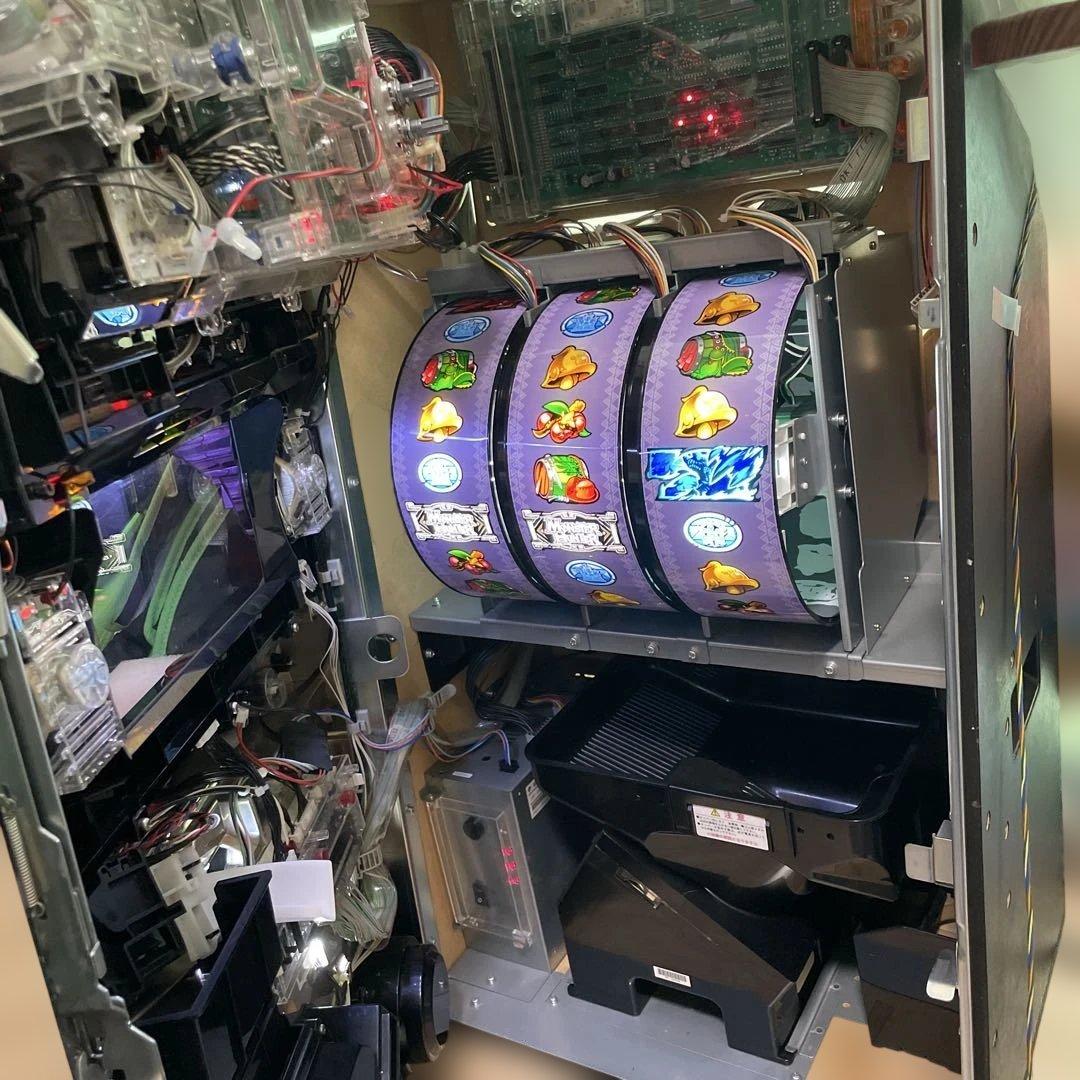 パチスロ実機　モンスターハンター 狂竜戦線　不要機　ゲーム数カウンター付き