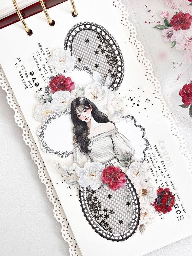 コラージュ素材　紙もの　素材紙　【2483】