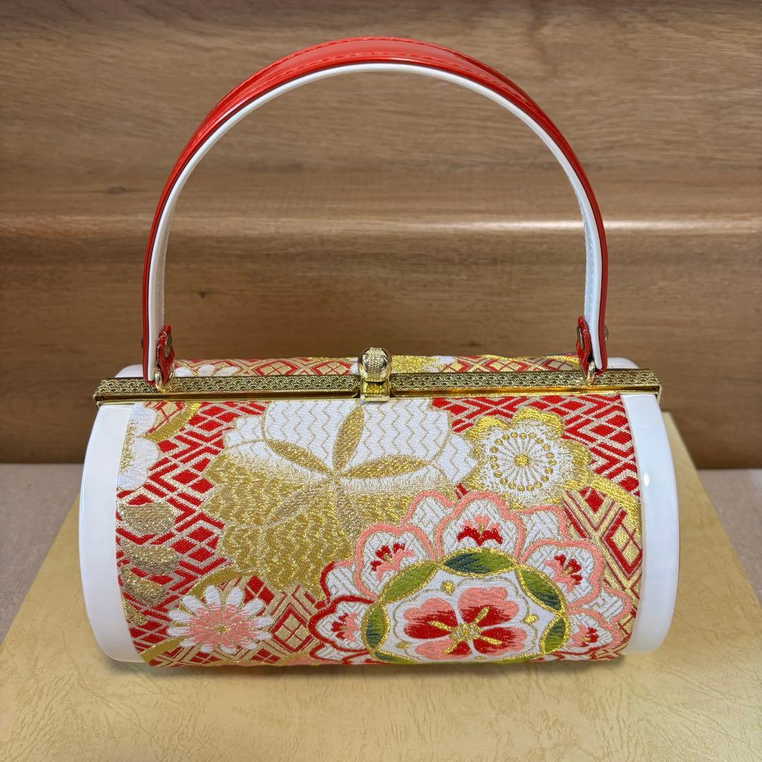 し*と様 草履バッグセット　成人式　厚底　赤