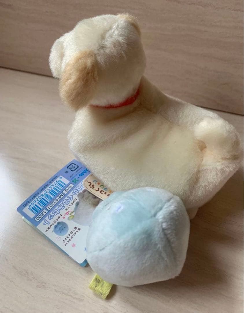 すみっコぐらし こいぬといぬごっこ てのりぬいぐるみ　たぴおか　サンエックス