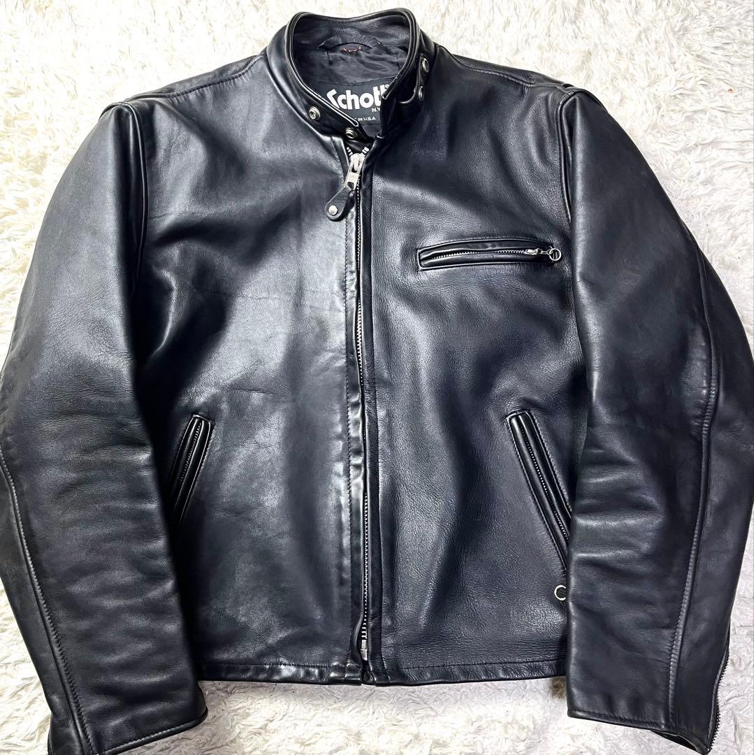 極美品/現行モデル/42インチ✨ショット シングルライダース レザージャケット