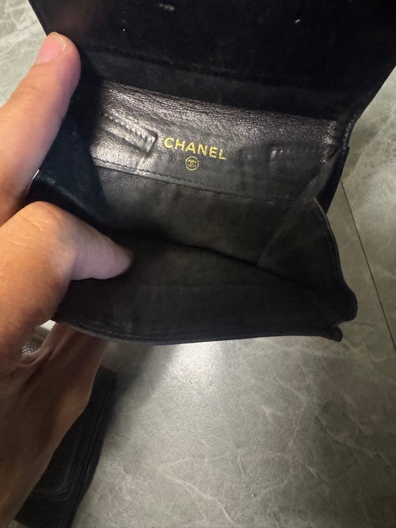 CHANEL ブラック 二つ折り財布　セット