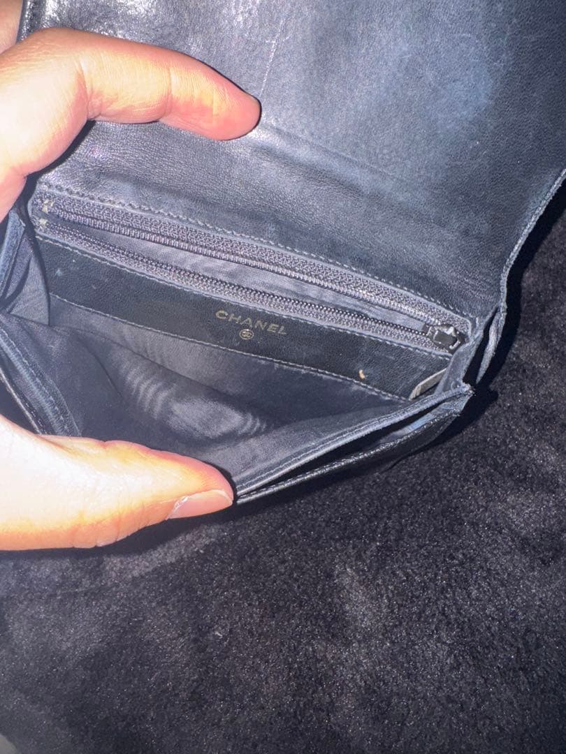 CHANEL ブラック 二つ折り財布　セット
