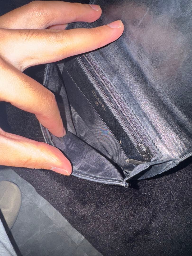 CHANEL ブラック 二つ折り財布　セット