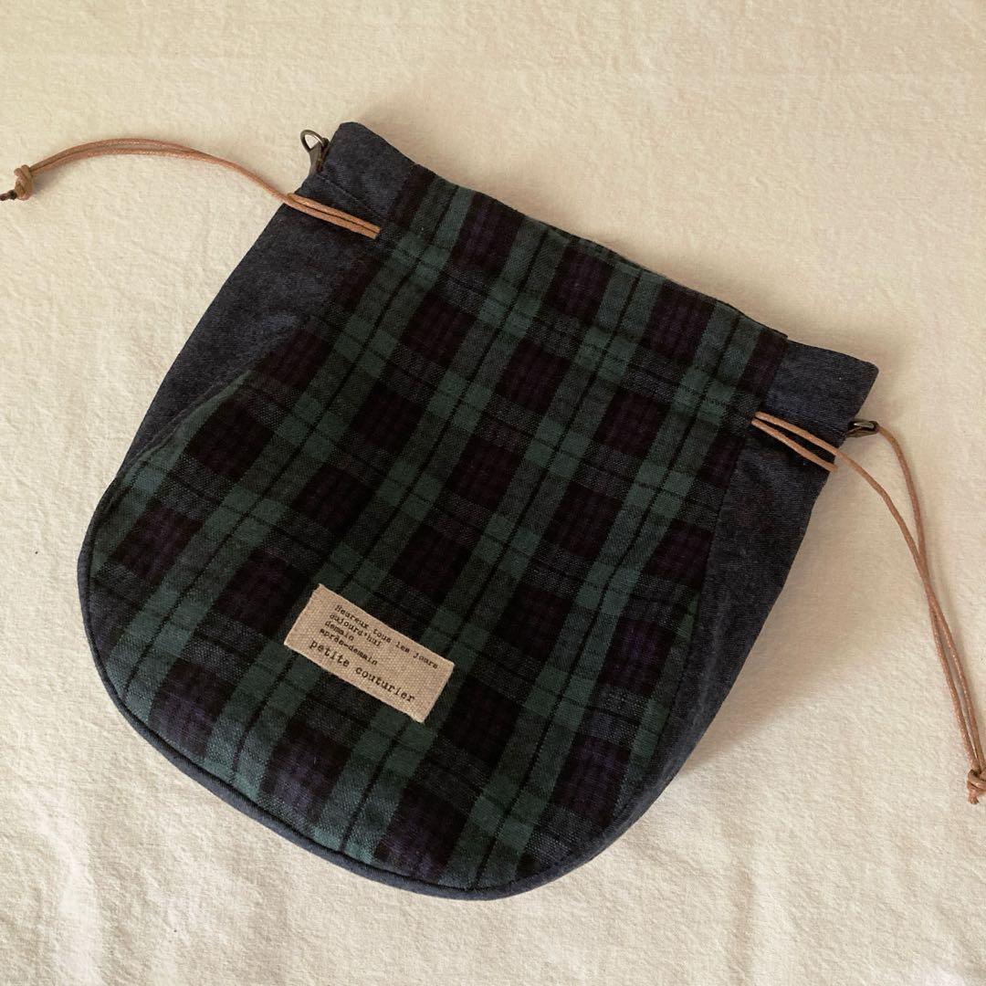 色んなリネンのまるころりん巾着♪