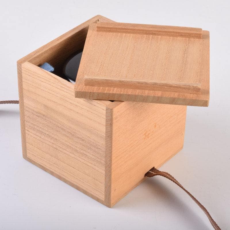 茶道具　黒漆　花字文　棗　時代箱　朱書花押　V　8443