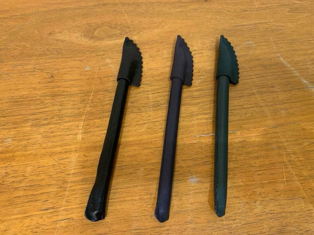 N0810-02★未使用 IBIZAボールペン 7本セット 緑黄茶紫黒