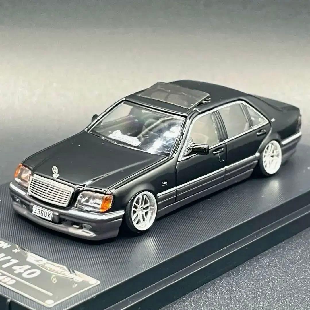 1/64 StreetWeapon ベンツ　W140 限定499個　ブラック