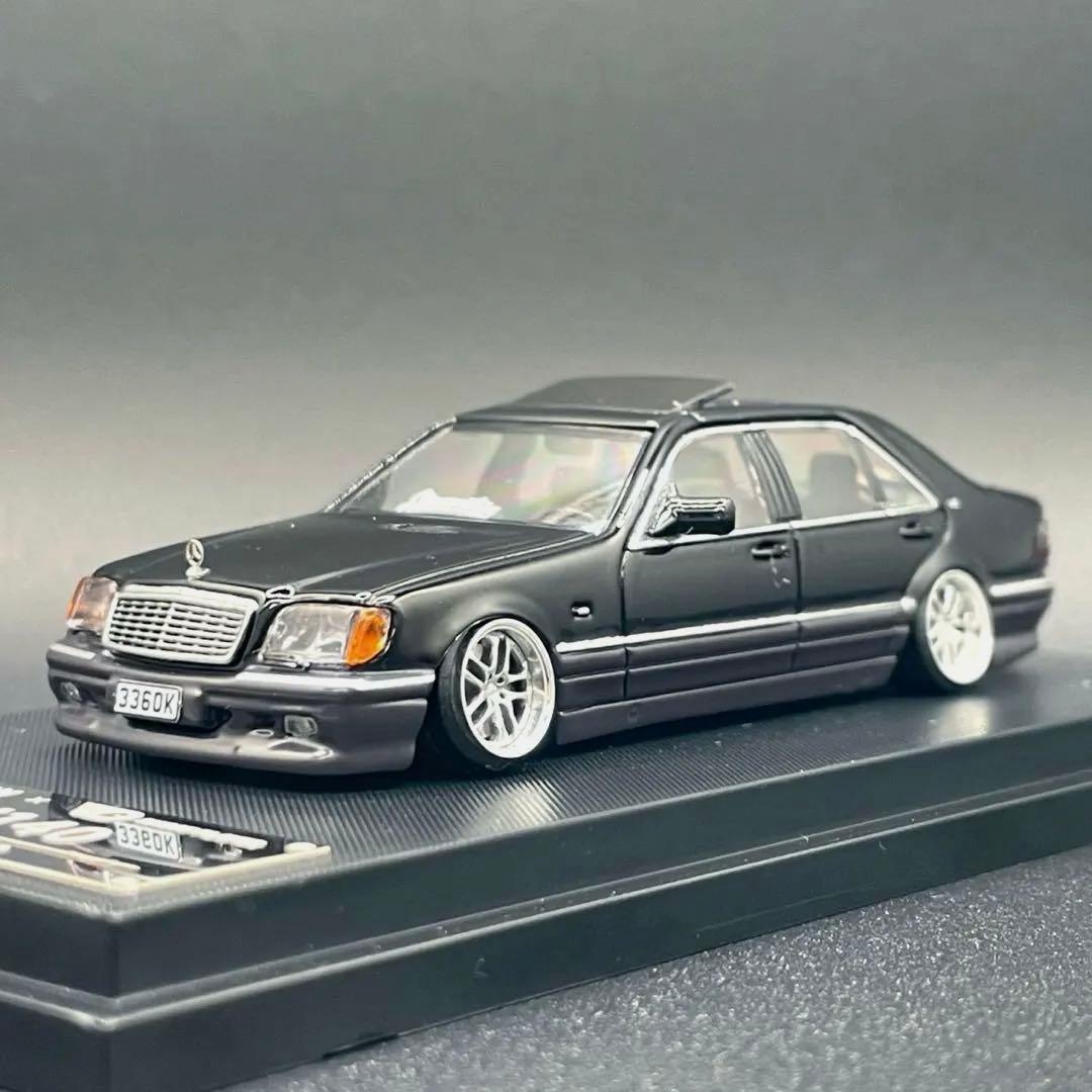 1/64 StreetWeapon ベンツ　W140 限定499個　ブラック