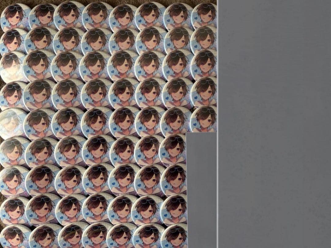 ちょこらび ポケカメン バレンタイン 缶バッジ 68個セット まとめ売り