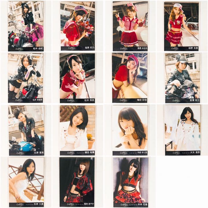 AKB48★ギンガムチェック★劇場盤★生写真★ブロマイド★15点セット
