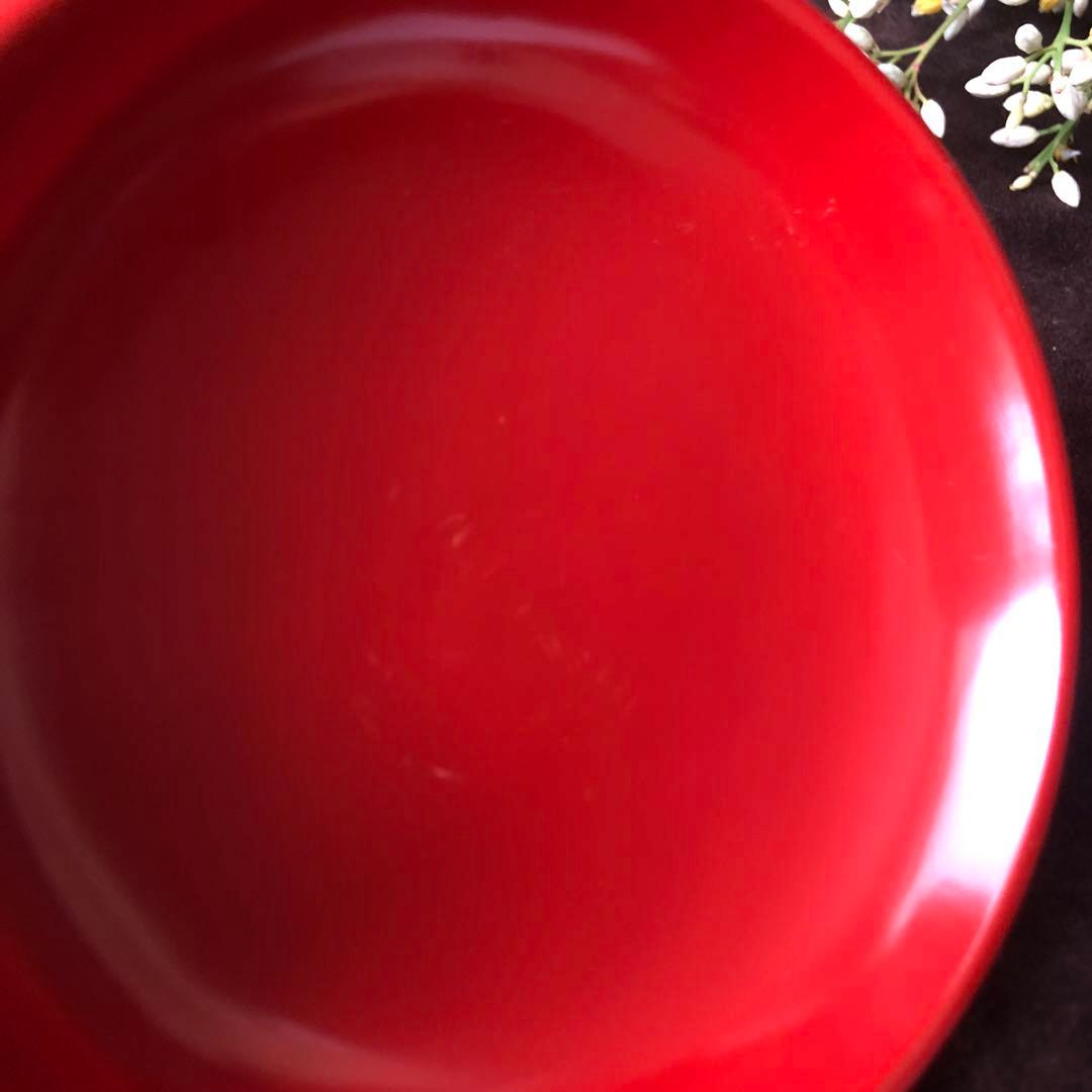 【 二代鈴木表朔 】藪内形朱塗盃「戌寅」共布＆共箱付【茶道藪内流十二代 猗々斎】