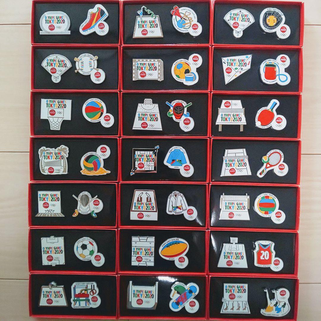 【ターザン】コカ・コーラ オリジナルペアピンズ 全21種コンプリート