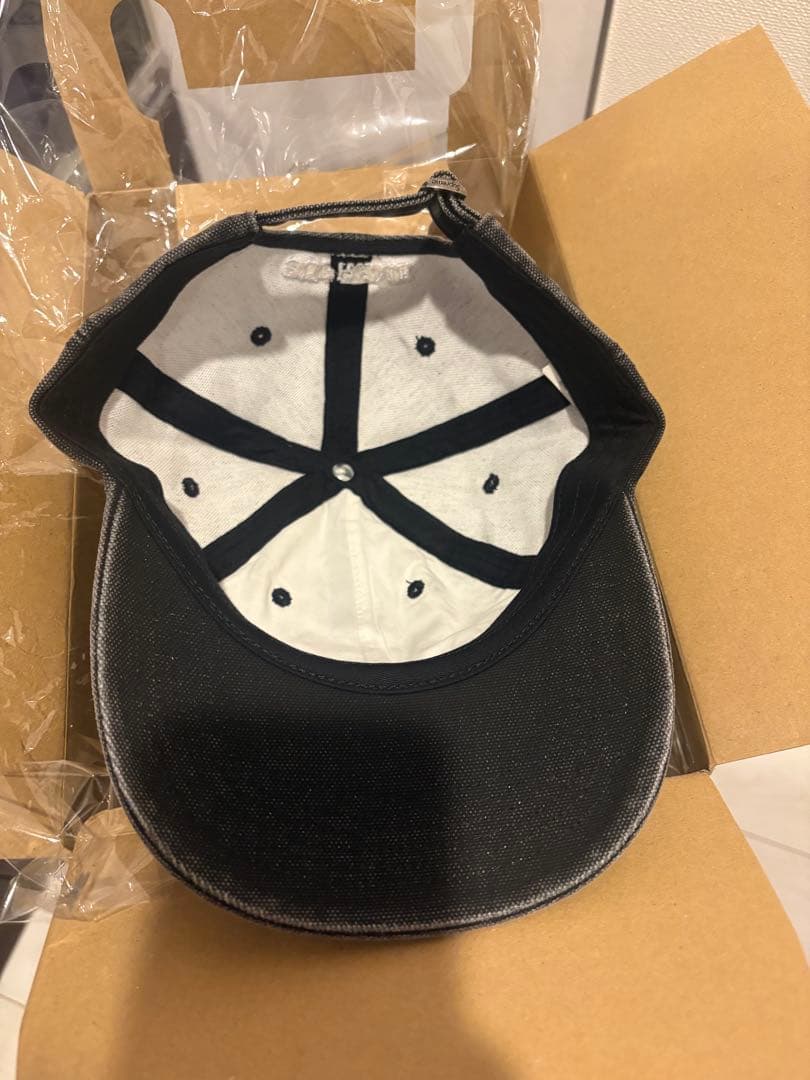 新品Supreme ブラックキャップ Sロゴ刺繍