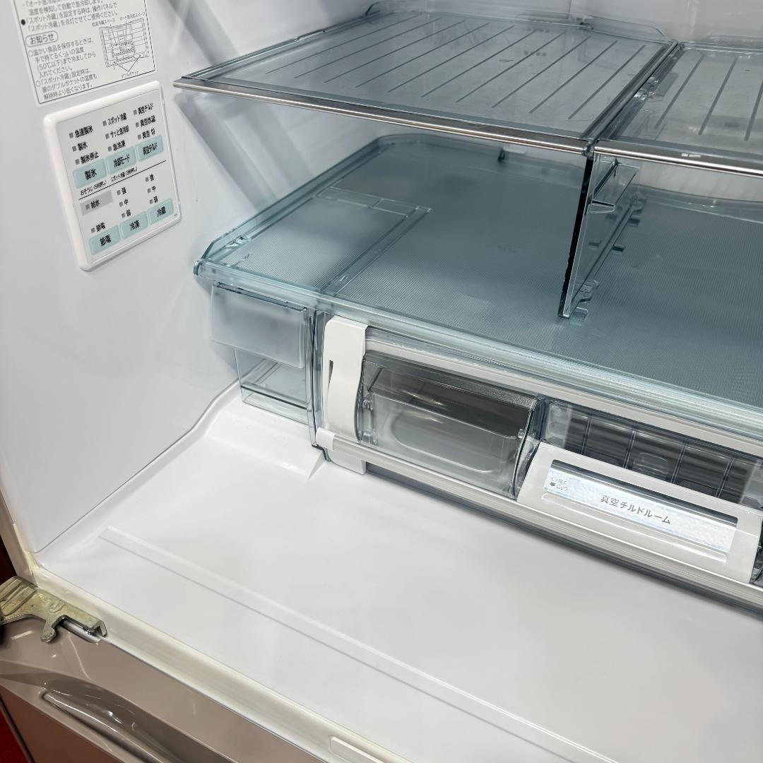 23区送料無料　美品日立6ドア冷蔵庫　2019年製475L　洗浄/除菌済み